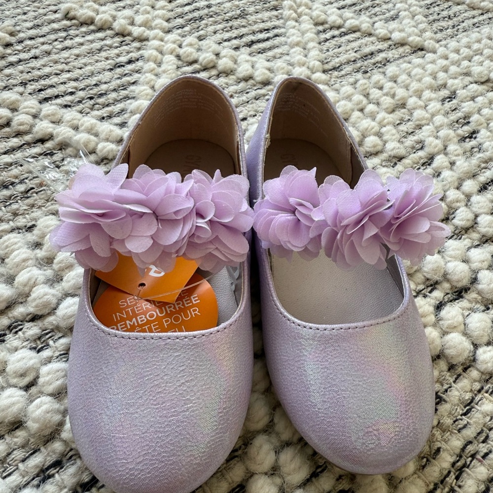 Gymboree Light Purple Floral Dress Shoes